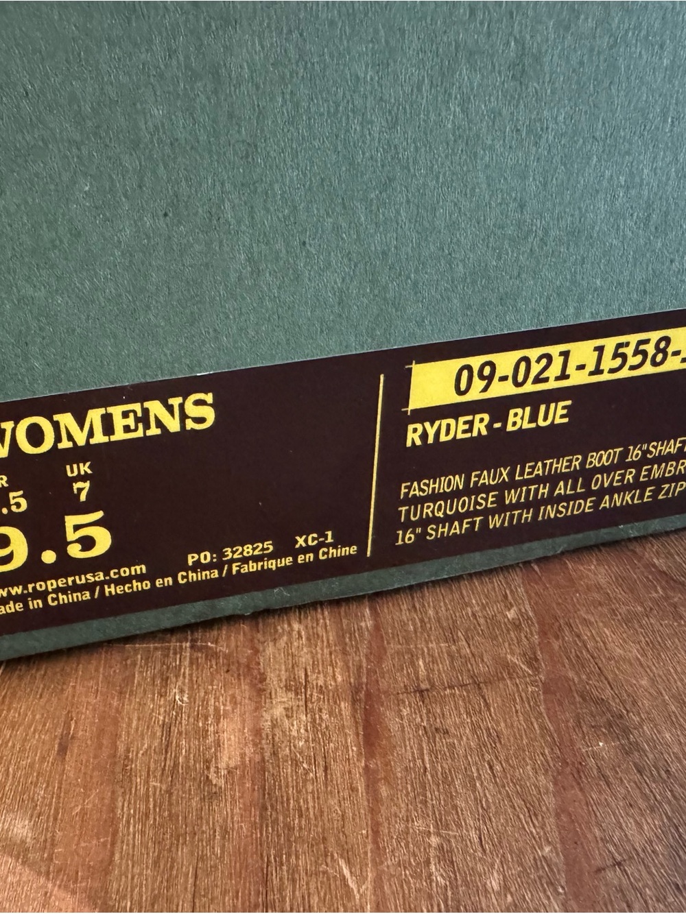 A brand new pair of boots in the box, I was unable to return. - Picture 5 of 6